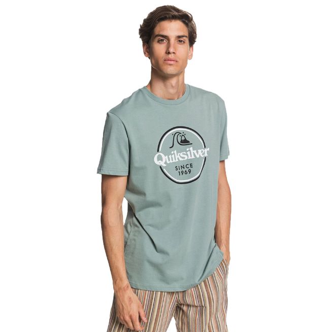 Κοντομάνικες μπλούζες QUIKSILVER WORDS REMAIN κοντομάνικα T-Shirt πράσινο