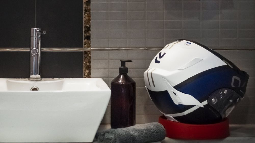 Wash your helmet