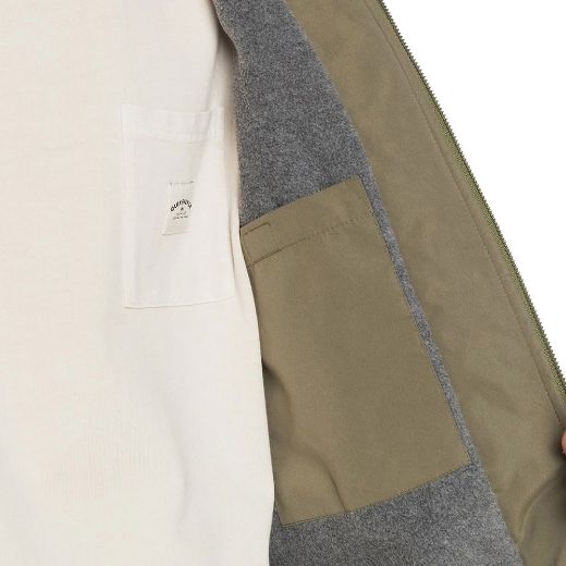 Αντρικά μπουφάν QUIKSILVER WAITING PERIOD μπουφάν με κουκούλα kalamata λαδί