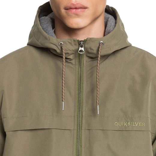 Αντρικά μπουφάν QUIKSILVER WAITING PERIOD μπουφάν με κουκούλα kalamata λαδί