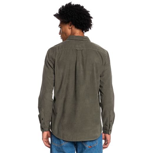 Αντρικά πουκάμισα QUIKSILVER SMOKE TRAIL Ανδρικό χειμερινό μακρυμάνικο πουκάμισο Grape Leaf Καφέ