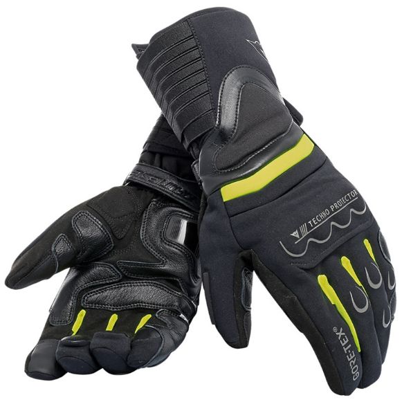 DAINESE SCOUT 2 UNISEX GORE-TEX ΑΔΙΑΒΡΟΧΑ ΓΑΝΤΙΑ BLACK/FLUO-YELLOW