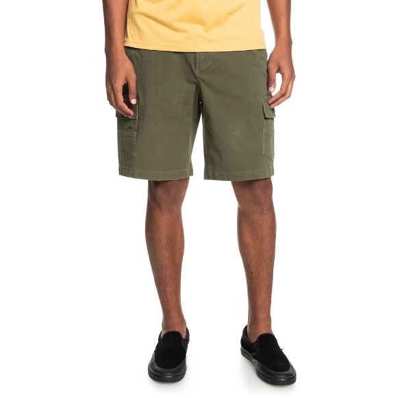 QUIKSILVER BELTED 20in CARGO FOUR LEAF CLOVER