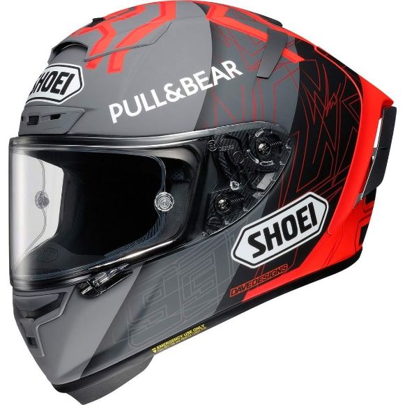 SHOEI X-SPIRIT III MARQUEZ BLACK CONCEPT 2 TC-1 HELMET FULL FACE