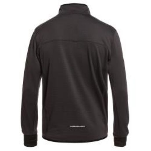 Ανδρικά Φούτερ Fleece QUIKSILVER STEEP POINT HALF-ZIP PULLOVER Black μαύρο