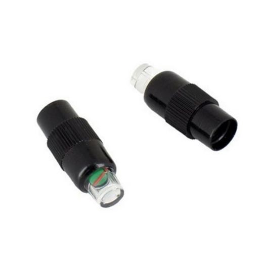 TYRE PRESSURE GAUGE MOTO DISCOVERY TIRE PRESSURE CONTROLLER VALVE CAPS BLACK