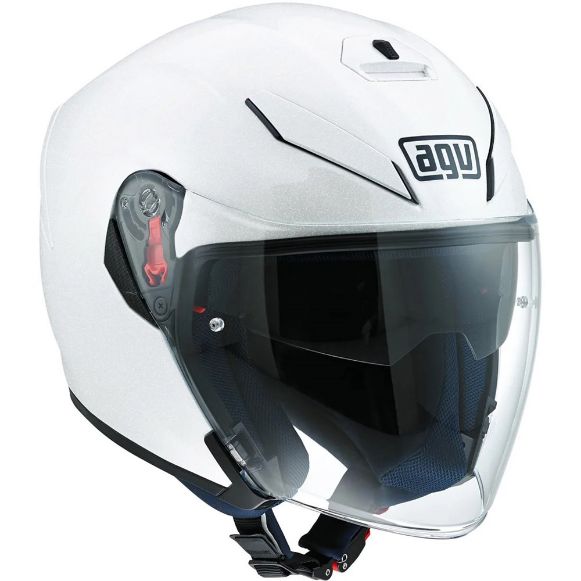 AGV K-5 JET MONO PEARL WHITE HELMET JET