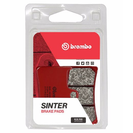 BREMBO Τακάκια Φρένων YAMAHA FZS600 YZF R1 μπροστινά τακάκια 07YA23SA συνθετικά κόκκινο