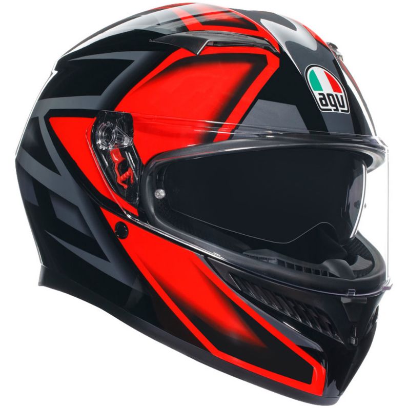 AGV K3 MPLK FULL-FACE ΚΡΑΝΗ COMPOUND BLACK/RED