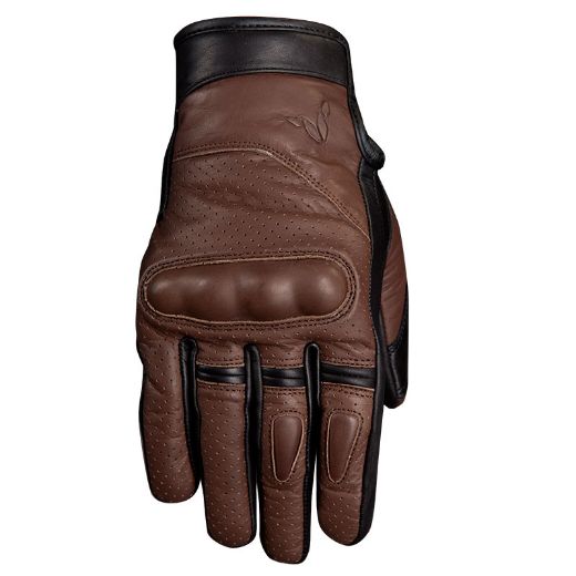 NORDCODE GT-CARBON BROWN GLOVES SUMMER LEATHER