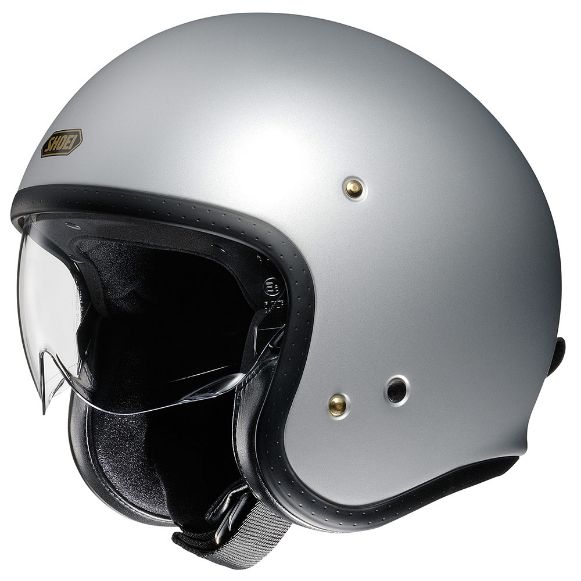 SHOEI J-O MATT LIGHT SILVER