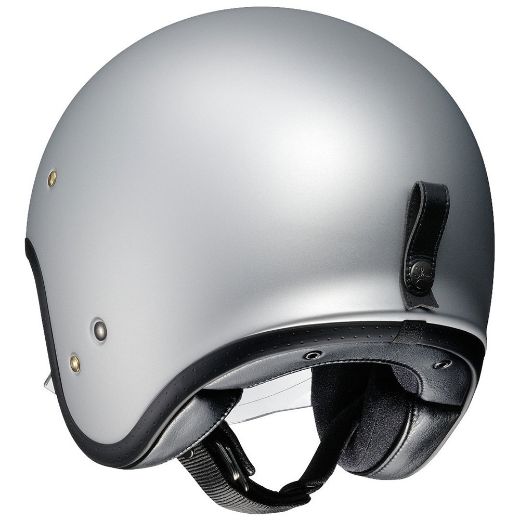 SHOEI J-O MATT LIGHT SILVER