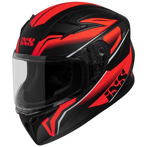 IXS HX136 2.0 KIDS ΠΑΙΔΙΚΑ ΚΡΑΝΗ BLACK MATT-RED