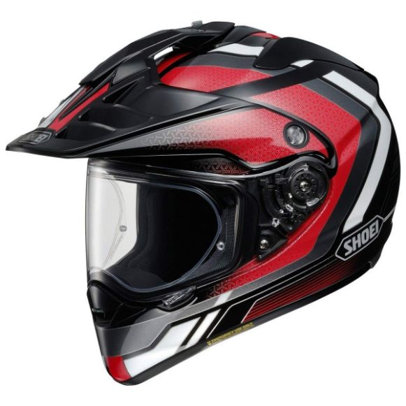 SHOEI HORNET ADVENTURE SOVEREIGN TC-1 HELMET ON-OFF