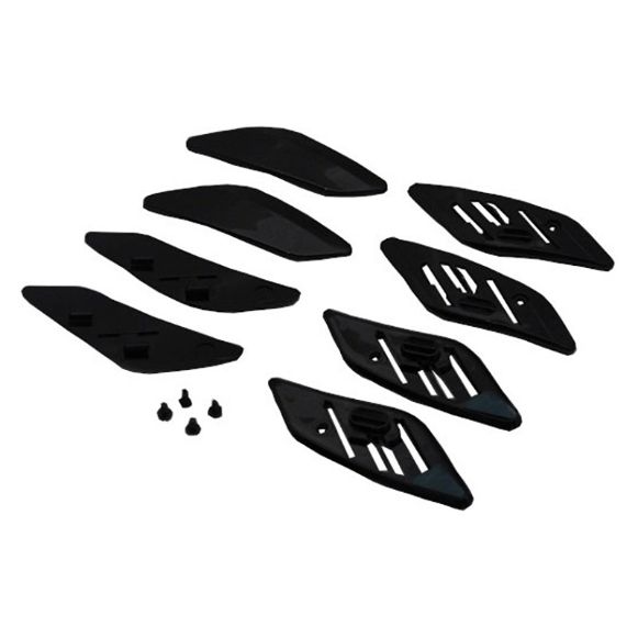 SHOEI BLACK REAR AIR VENTS (4pc) FOR XR-1100