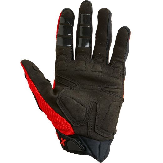 FOX BOMBER FLUO RED Καλοκαιρινά Γάντια Μηχανής