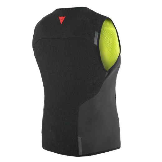 DAINESE SMART JACKET WOMAN BLACK/FLUO-YELLOW D-AIR PROTECTOR