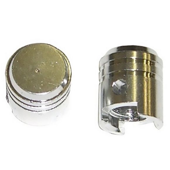 IXS PISTON X-VC110 SILVER TYRE VALVE CAP