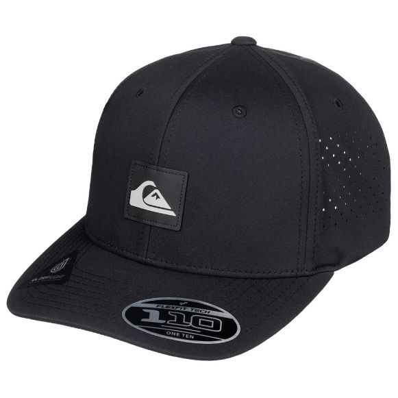 QUIKSILVER ADAPTED FLEXFIT ΑΝΤΡΙΚΑ ΚΑΠΕΛΑ BLACK