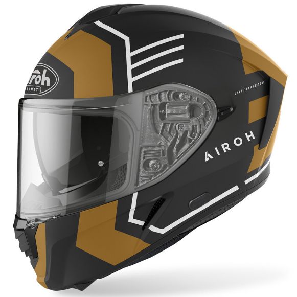 AIROH SPARK FULL-FACE ΚΡΑΝΗ THRILL GOLD MATT