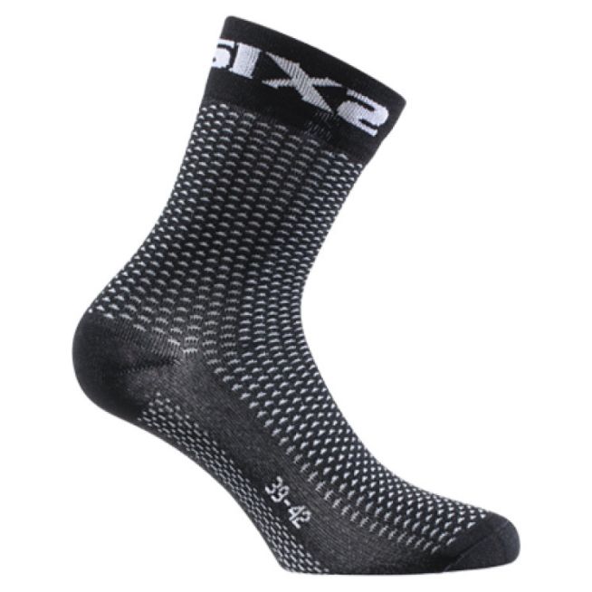 Ισοθερμικές Κάλτσες Μηχανής SIX2 Κοντές Λεπτές Carbon
