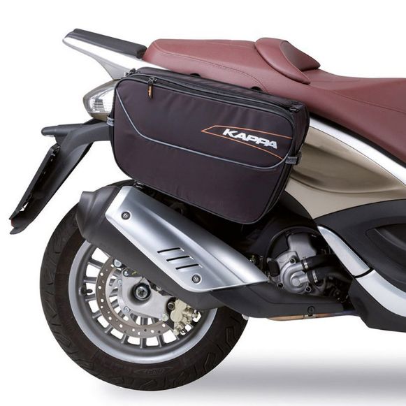 υφασμάτινες πλαϊνές βαλίτσες KAPPA LH202 σαμάρια 25L μαύρο