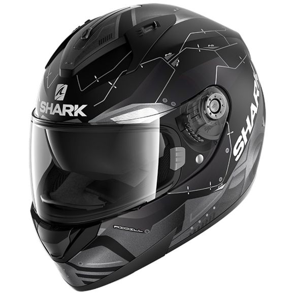 SHARK RIDILL MECCA BLACK MATT HELMET FULL FACE
