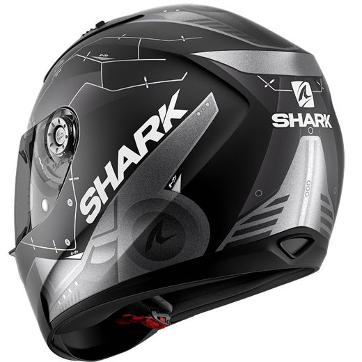 SHARK RIDILL MECCA BLACK MATT HELMET FULL FACE