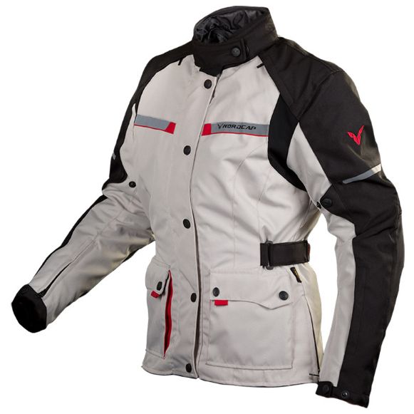 NORDCODE ARCADIA ΓΥΝΑΙΚΕΙΑ ΜΠΟΥΦΑΝ 3ΩΝ ΕΠΟΧΩΝ LIGHT GREY/RED