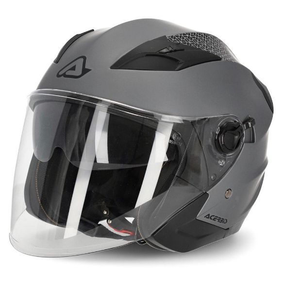 Jet κράνος ACERBIS FIRSTWAY 2.0 γκρι ματ Καλοκαιρινό