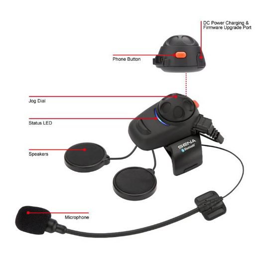 Ενδοεπικοινωνία Κράνους Μηχανής SENA SMH5-10 Bluetooth Χανιά