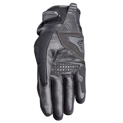 Ανδρικά καλοκαιρινά γάντια NORDCODE AIR TECH-R γάντι μηχανής μαύρα
