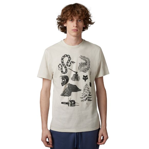 FOX TRACK BEAST PREMIUM ΚΟΝΤΟΜΑΝΙΚΕΣ ΜΠΛΟΥΖΕΣ VINTAGE WHITE