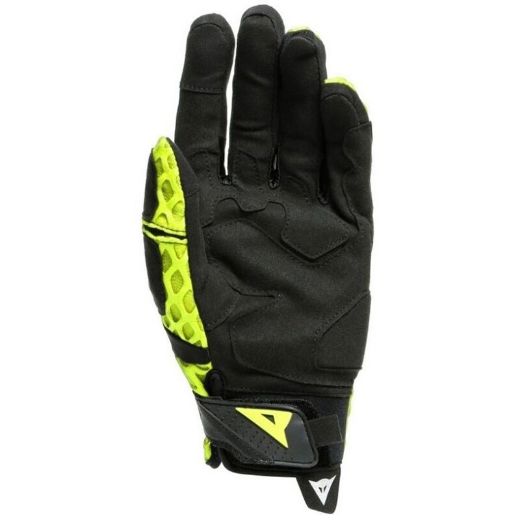 Motorcycle summer gloves Dainese Air-Maze Black Fluo Yellow
