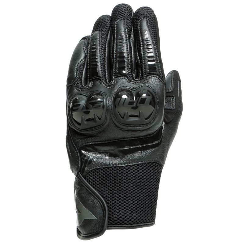 DAINESE MIG 3 UNISEX BLACK δερμάτινα καλοκαιρινά γάντια μηχανής
