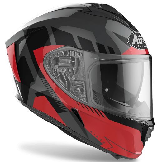 full-face κράνη μηχανής AIROH SPARK κράνος- RISE RED GLOSS