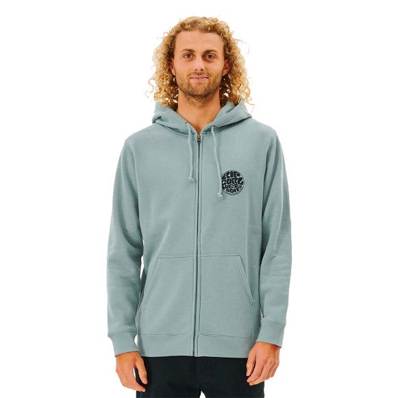 Αντρικές Ζακέτες RIPCURL WETSUIT ICON Ζακέτες με Κουκούλα MINERAL BLUE μπλε
