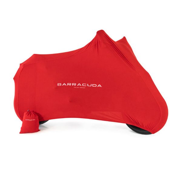 BARRACUDA INDOOR TEXTILE BIKE COVER RED