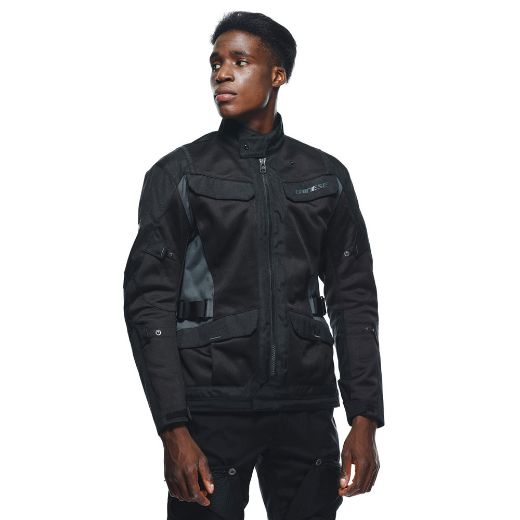 Καλοκαιρινό μπουφάν μηχανής DAINESE DESERT TEX με αντιανεμικό μαύρο