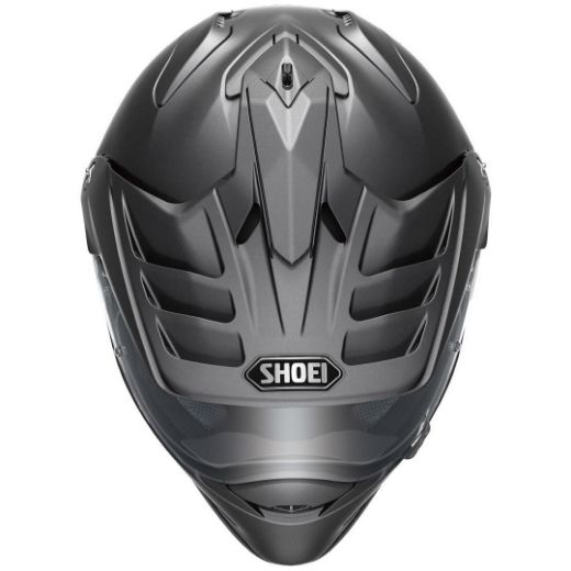 SHOEI HORNET ADVENTURE MATT DEEP GREY HELMET ON-OFF