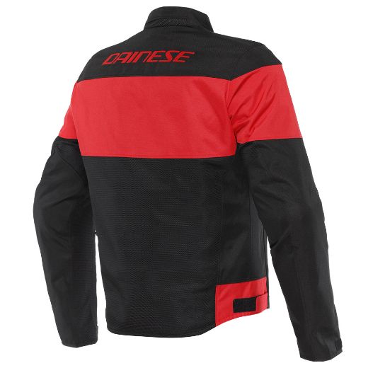 DAINESE ELETTRICA AIR TEX BLACK/BLACK/LAVA-RED kalokairino mpoufan mixanis