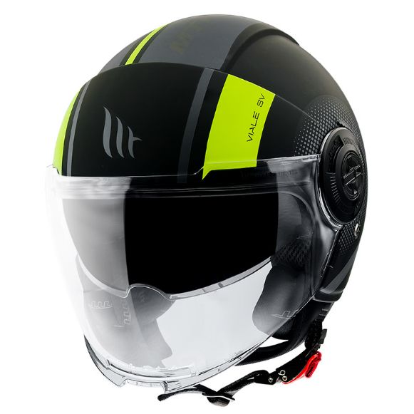 MT VIALE SV PHANTOM C3 MAT FLUO YELLOW HELMET JET