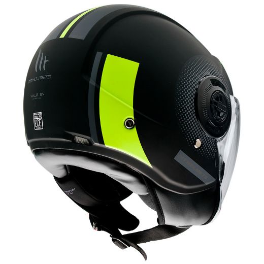 MT VIALE SV PHANTOM C3 MAT FLUO YELLOW HELMET JET