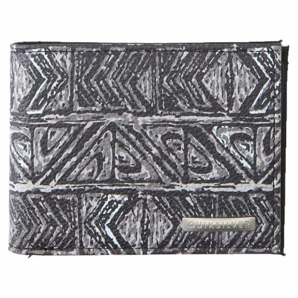 Ανδρικά πορτοφόλια QUIKSILVER FRESHNESS II Tri-Fold Tarmac Heritageo γκρι αντρικά πορτοφόλια