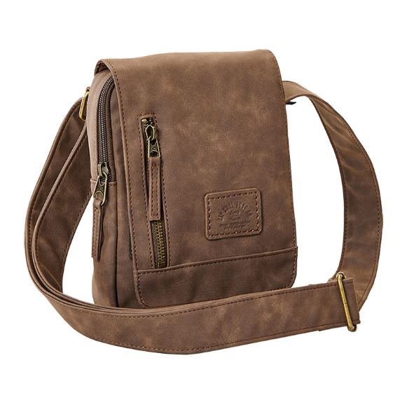 Αντρικά τσαντάκια ώμου RIPCURL LEAZARD POUCH Brown καφέ