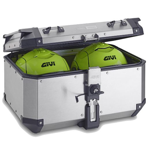 GIVI TREKKER OUTBACK OBK58A ALUMINIUM/BLACK 58L MPAGKAZIERA