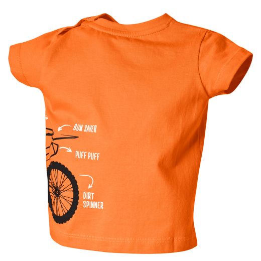 Παιδική κοντομάνικη μπλούζα KTM RADICAL BABY μπεμπέ μπλουζάκι πορτοκαλί