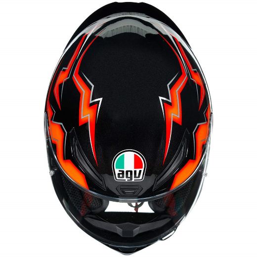 AGV K-1 MULTI KRIPTON BLACK/ORANGE