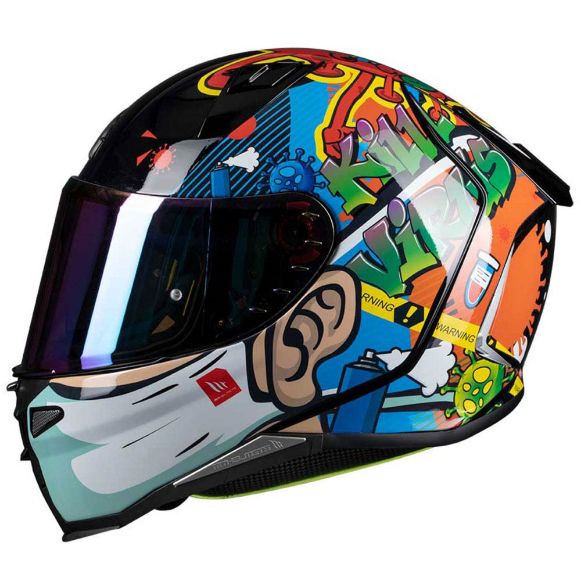 MT REVENGE 2 FULL-FACE ΚΡΑΝΗ KN95 GLOSS PEARL