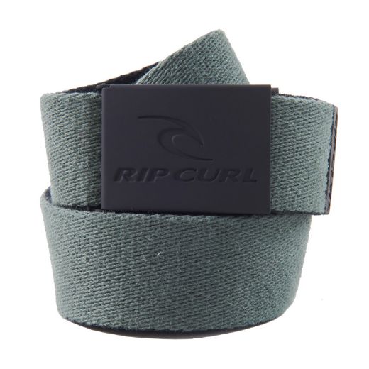 Ανδρικές ζώνες RIPCURL SNAP REVO Αντρική ζώνη μέσης δύο όψεων Black olive μαύρο λαδί